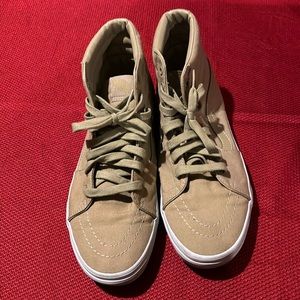 Vans Size 9.0 Canvas Khaki